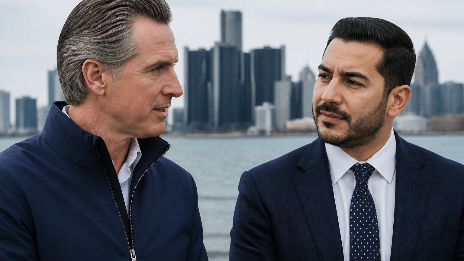 Newsom Plans Michigan Meeting With Abdul El-Sayed