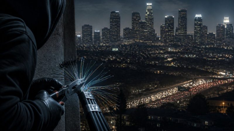 Fiber-Optic Attack Knocks Out Internet in LA Area