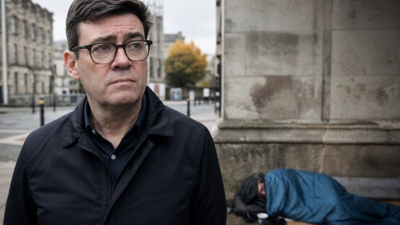 Burnham makes rough sleeping his first pledge