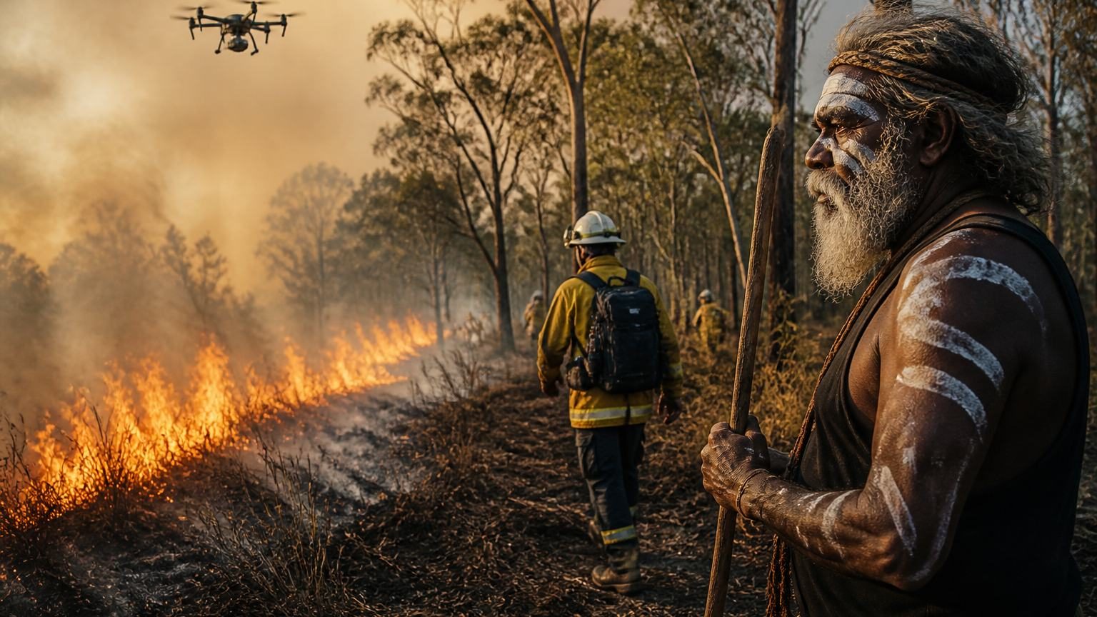 Australia’s fire strategy blends tech and tradition