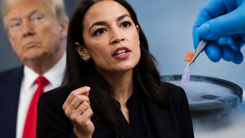 AOC Shares Egg-Freezing Choice, Targets Trump