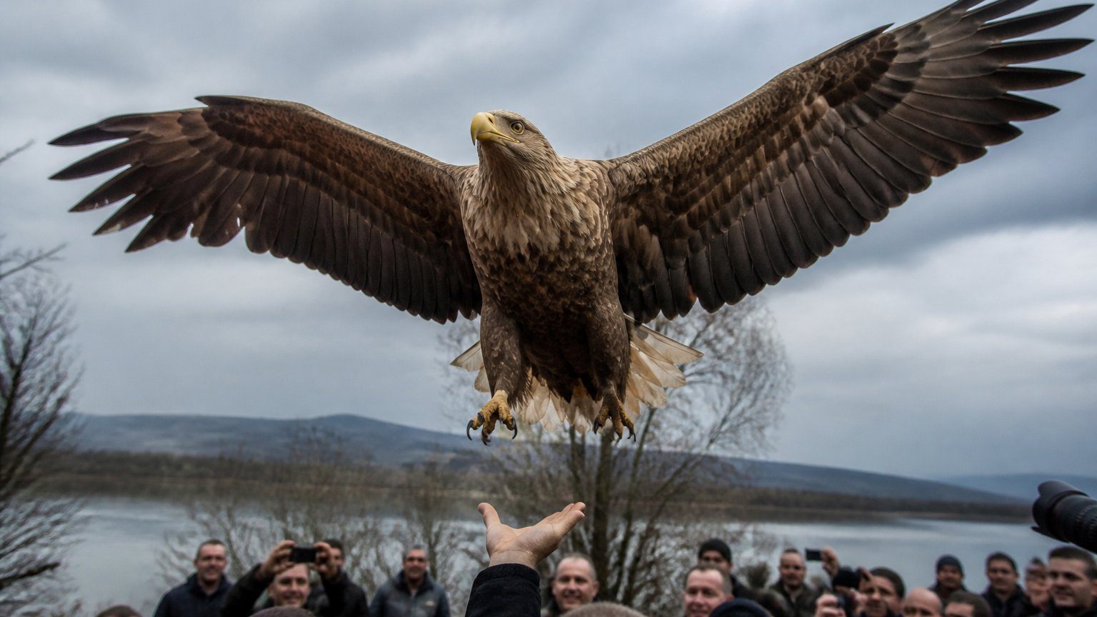 Feliks the Eagle Returns to Serbia After Ordeal