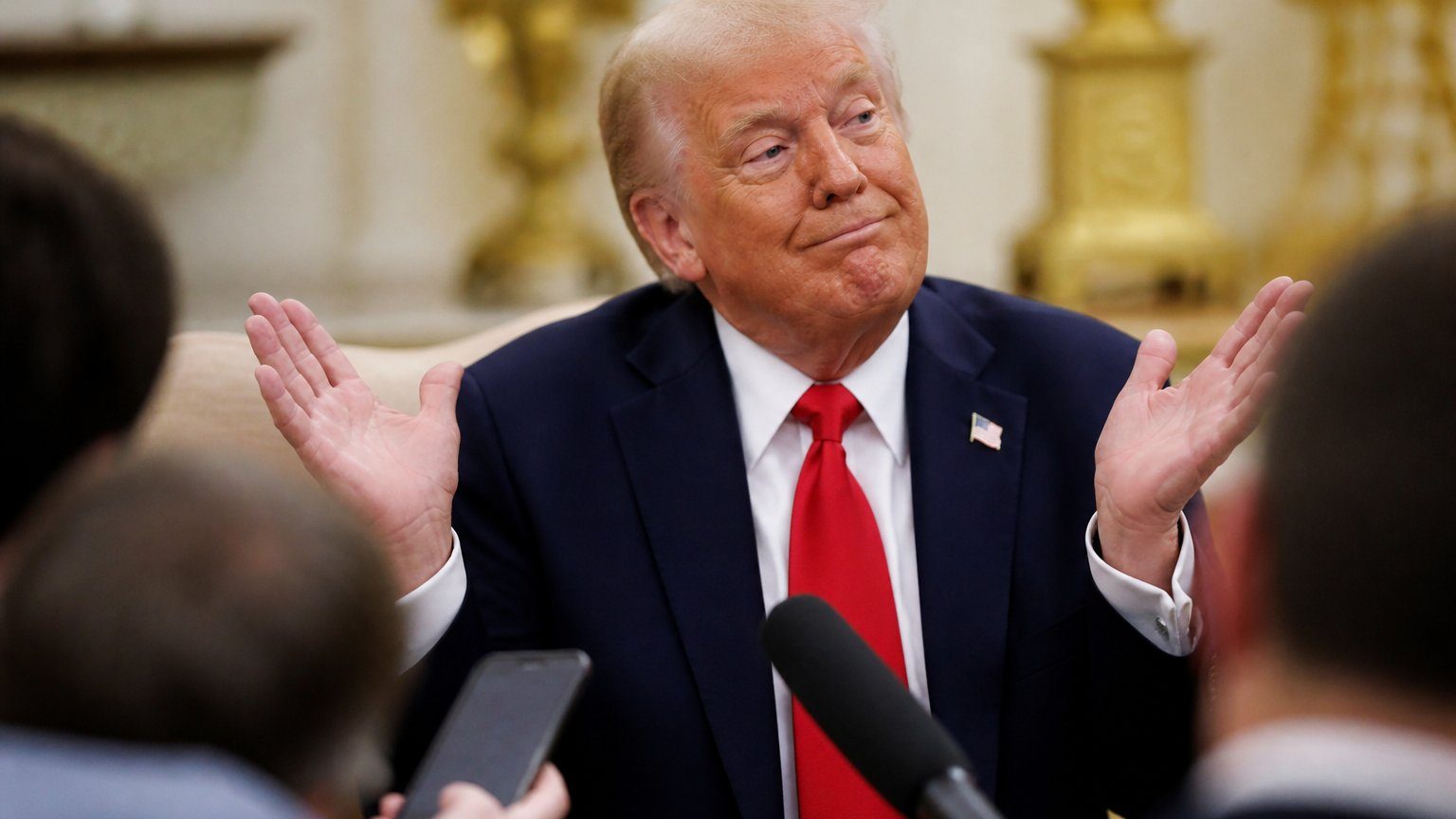 Trump Brushes Off 2028 Third-Term Question