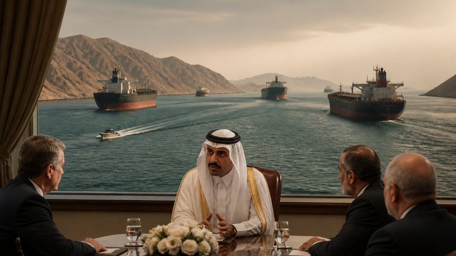 Qatar Keeps Pressure on US-Iran Talks Over Strait