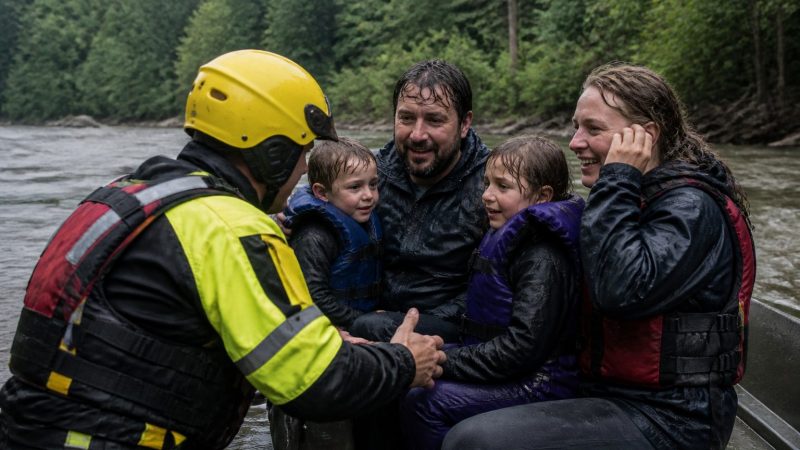 Michigan River Rescue Video Shows Lost Family Found Alive