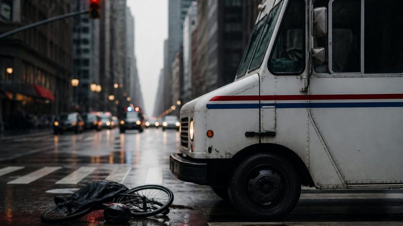 USPS Truck Hit-and-Run Leaves Man Dead in Midtown
