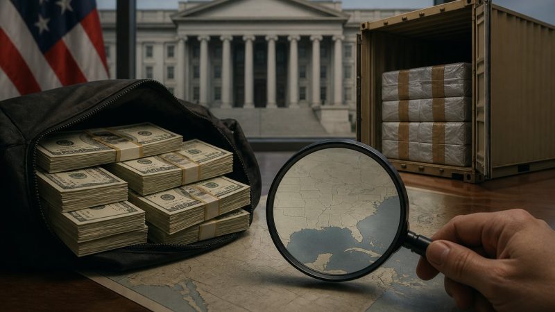 Treasury Flags $4.9B in Smuggling Transfers