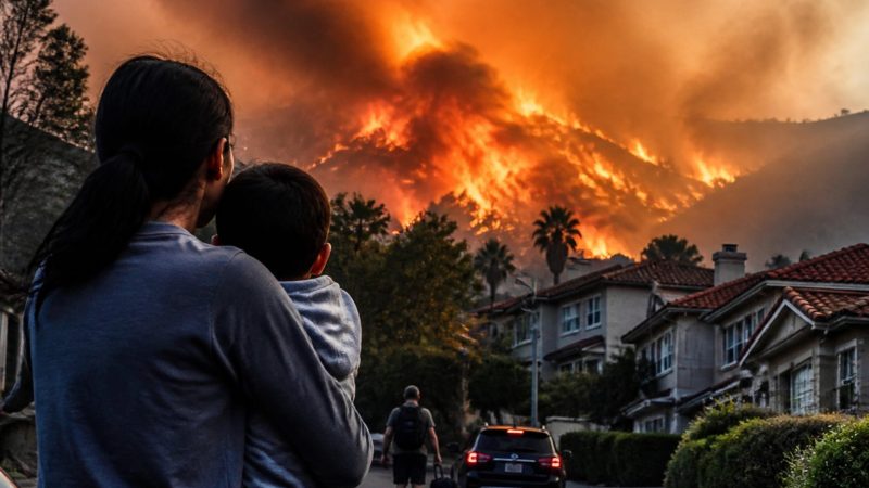 Walnut Fire Forces Orders Near Burbank Homes