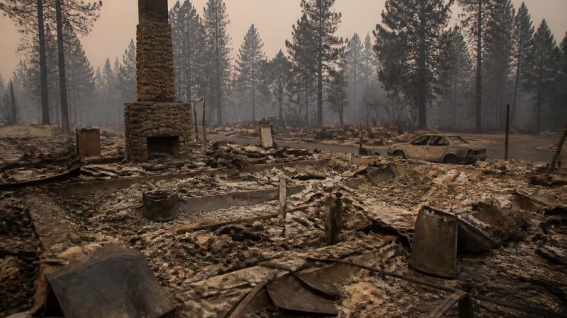 Spokane Wildfires Leave Homes in Ruins