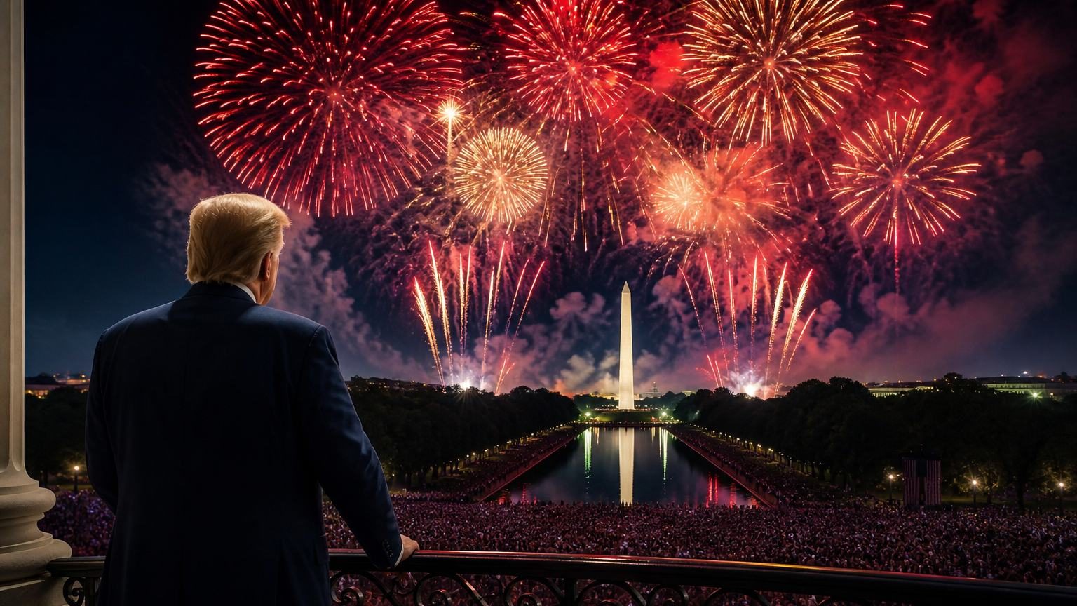 Trump’s July 4 Fireworks Set World Record